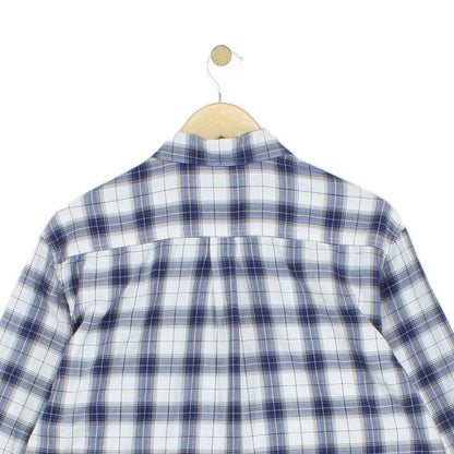 Mens Plaid Shirt Button Down Check