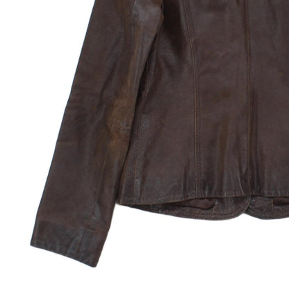 Womens Leather Blazer