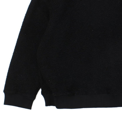 Womens Fleece Sweatshirt Oversized Crew Neck Logo