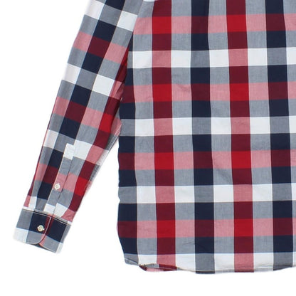 Mens Plaid Shirt Long Sleeve Button Up