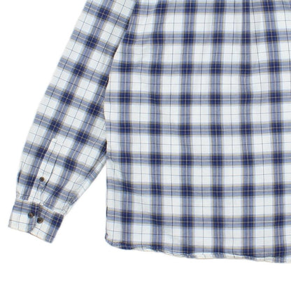 Mens Plaid Shirt Button Down Check