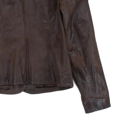Womens Leather Blazer