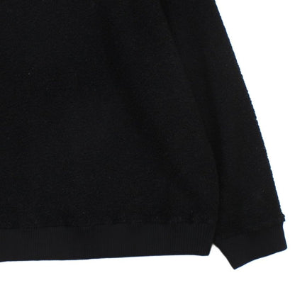 Womens Fleece Sweatshirt Oversized Crew Neck Logo