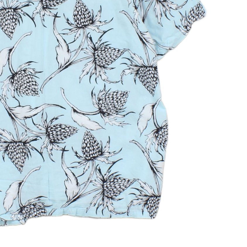 Mens Floral Shirt Short Sleeve Hawaiian Relaxed