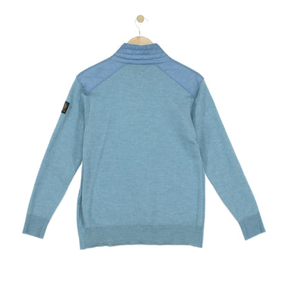 Mens 1/4 Zip Jumper Made In Italy Pullover