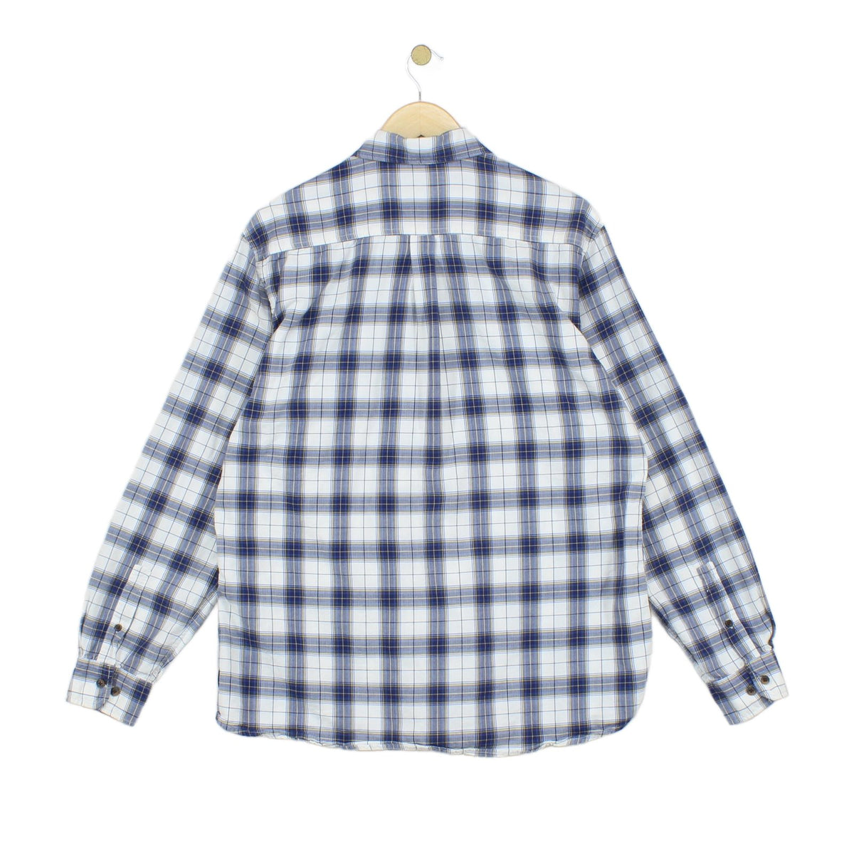 Mens Plaid Shirt Button Down Check