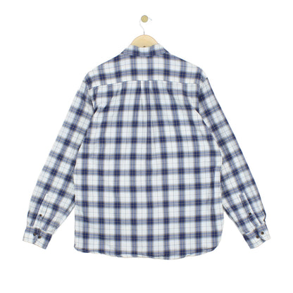 Mens Plaid Shirt Button Down Check