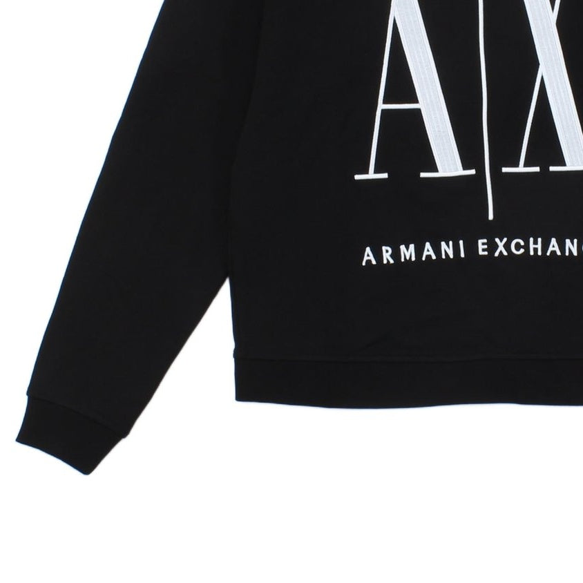 Womens Sweatshirt Embroidered Logo Long Sleeve