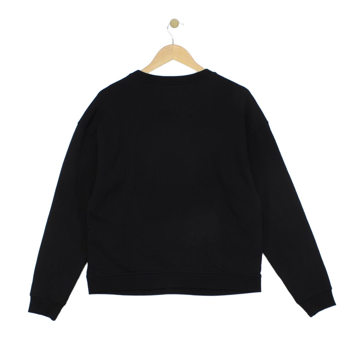 Womens Sweatshirt Embroidered Logo Long Sleeve