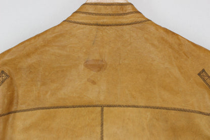 Mens Leather Jacket Full Zip