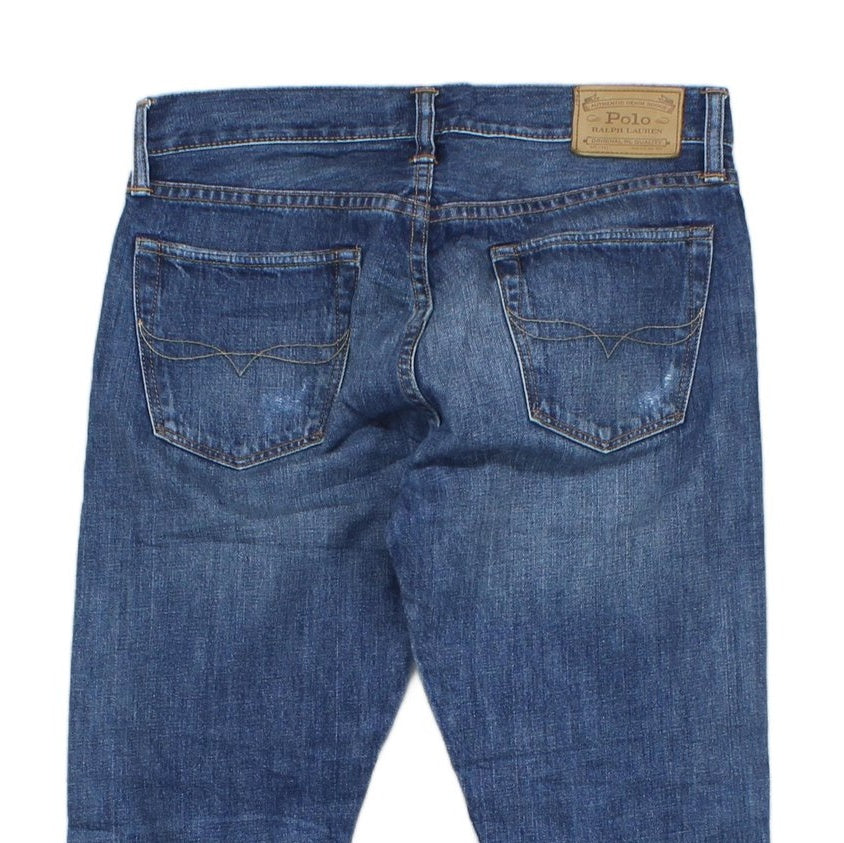 Mens Sullivan Crop Jeans Distressed Raw Hem