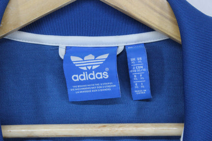 Mens Track Jacket Retro Full Zip Striped