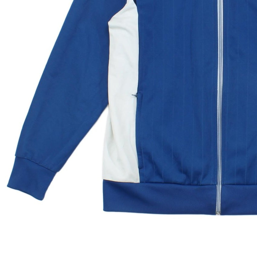 Mens Track Jacket Retro Full Zip Striped