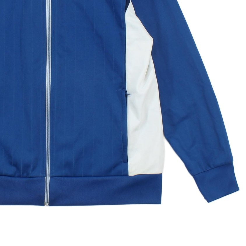 Mens Track Jacket Retro Full Zip Striped