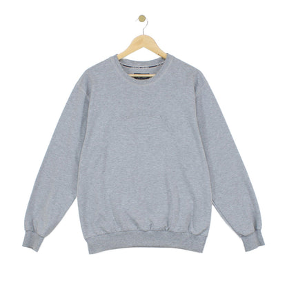 Mens Embossed Sweatshirt Crew Neck