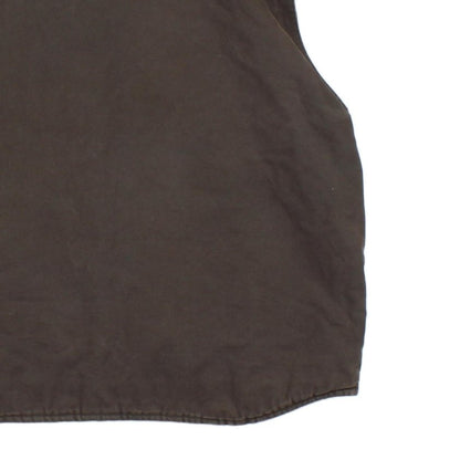 Mens Workwear Vest Jacket Fleece Lined Sleeveless