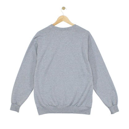 Mens Embossed Sweatshirt Crew Neck