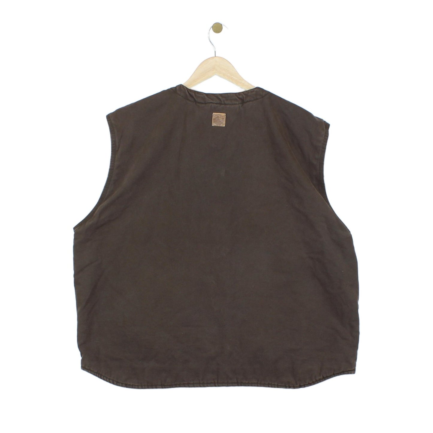 Mens Workwear Vest Jacket Fleece Lined Sleeveless