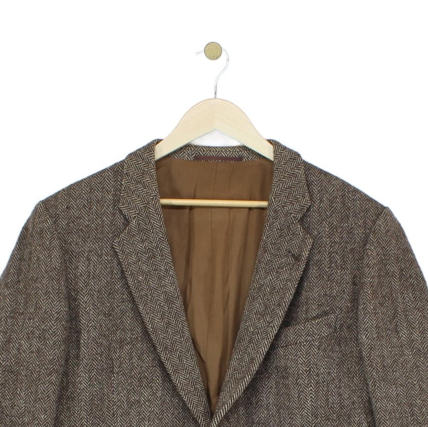 Mens Duncan Tweed Blazer Formal Classic