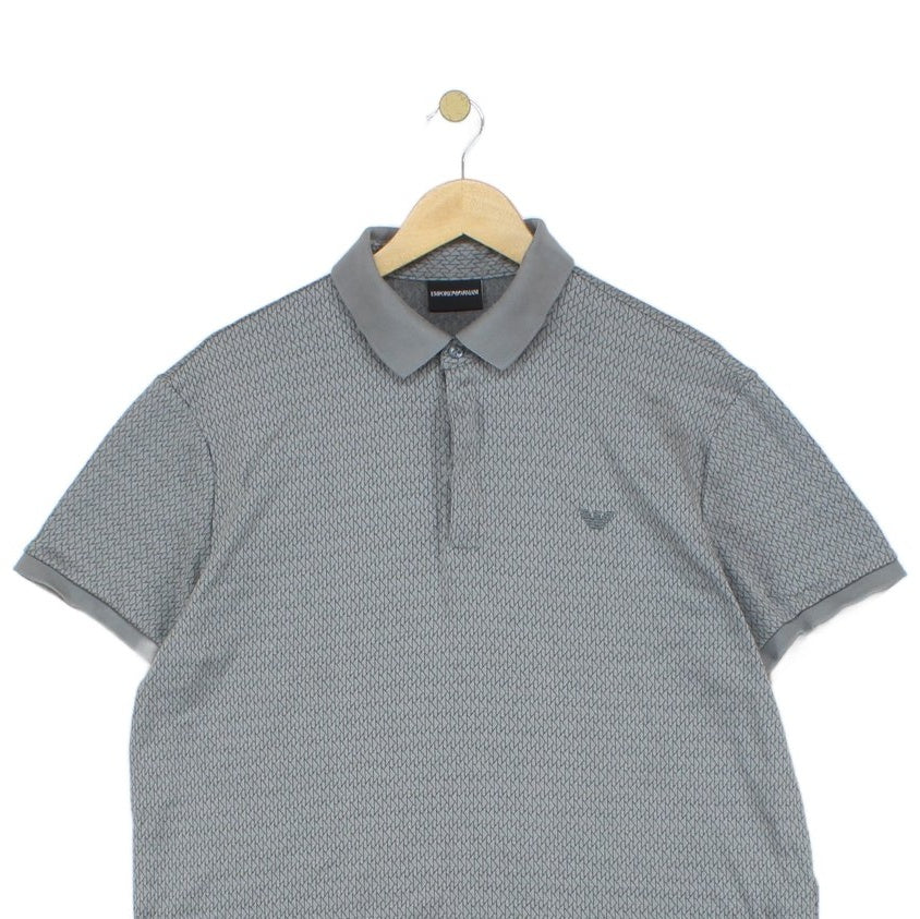 Mens Polo Shirt Short Sleeve Patterned