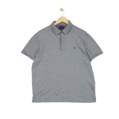 Mens Polo Shirt Short Sleeve Patterned