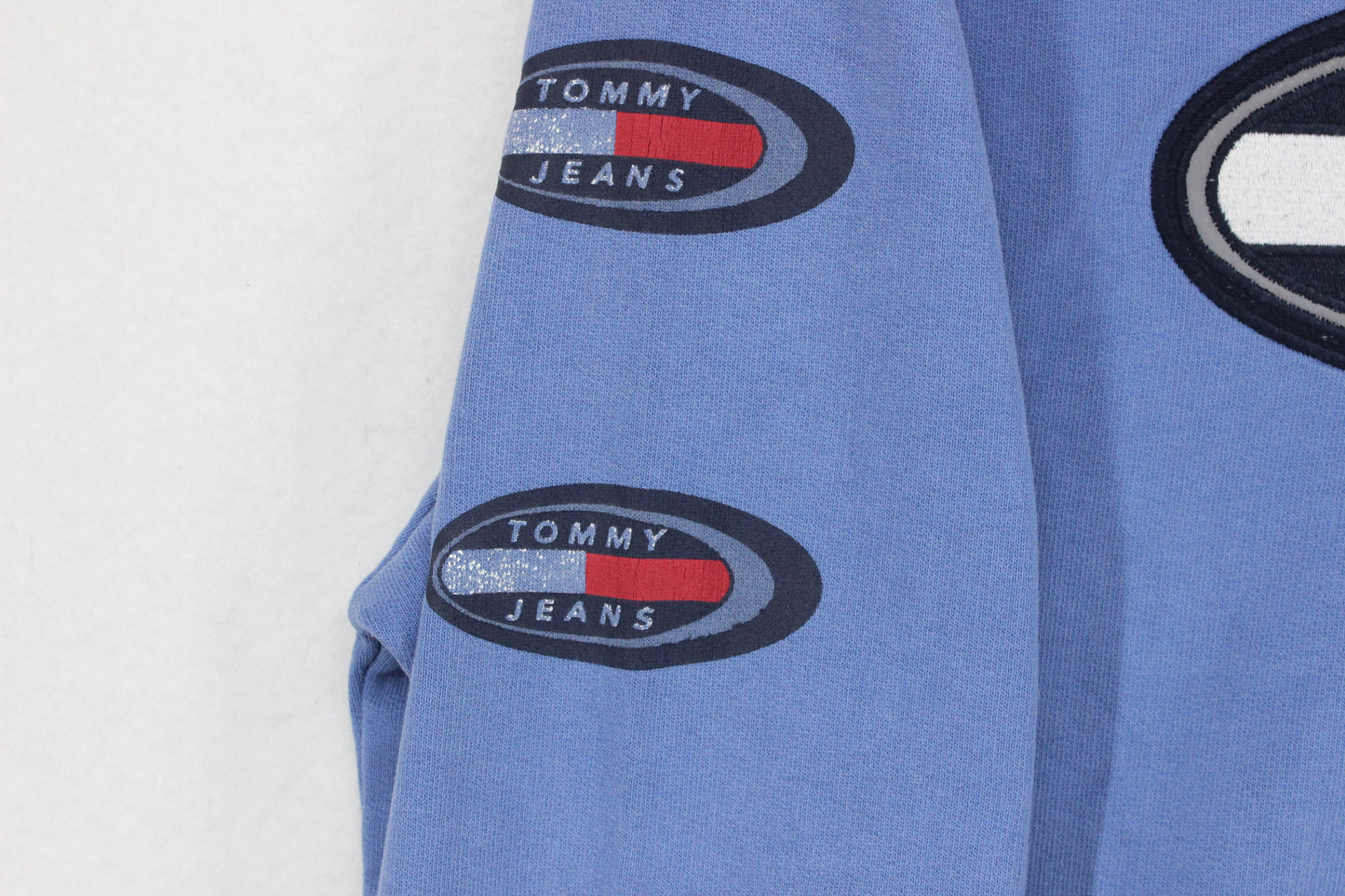 Mens Spell Out Sweatshirt Oversized Logo