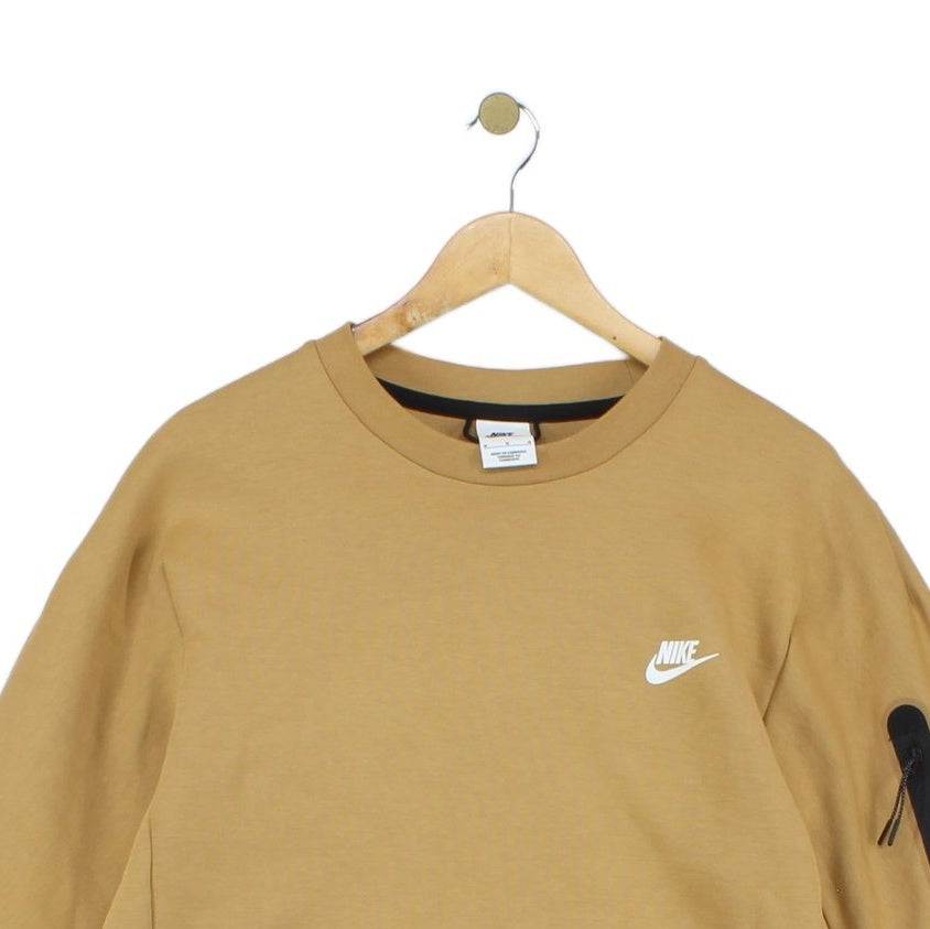 Mens Tech Sweatshirt Athletic Long Sleeve Logo