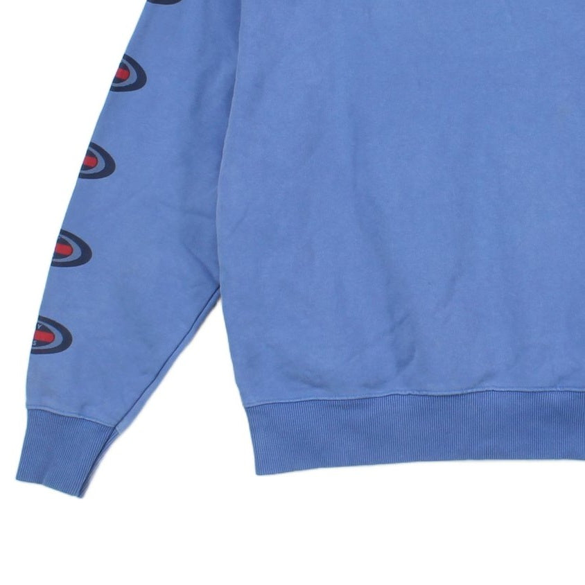 Mens Spell Out Sweatshirt Oversized Logo