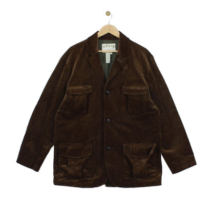 Mens Corduroy Blazer Outdoor