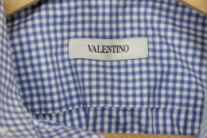Mens Check Shirt Made In Italy Gingham Long Sleeve