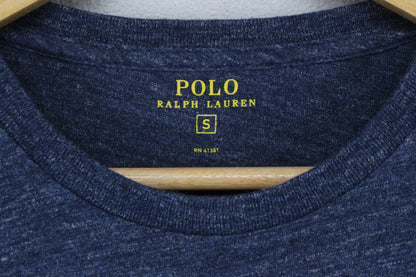 Mens T-Shirt Long Sleeve Crew Neck