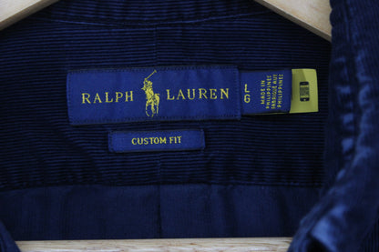 Mens Corduroy Shirt Custom Fit Button Down