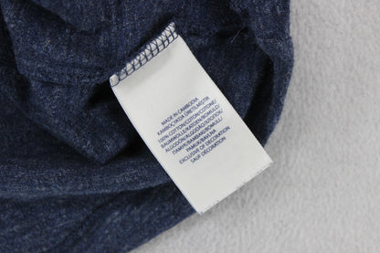Mens T-Shirt Long Sleeve Crew Neck