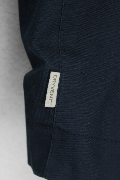 Mens Dryvent Waterproof Overcoat Collared Long Sleeve