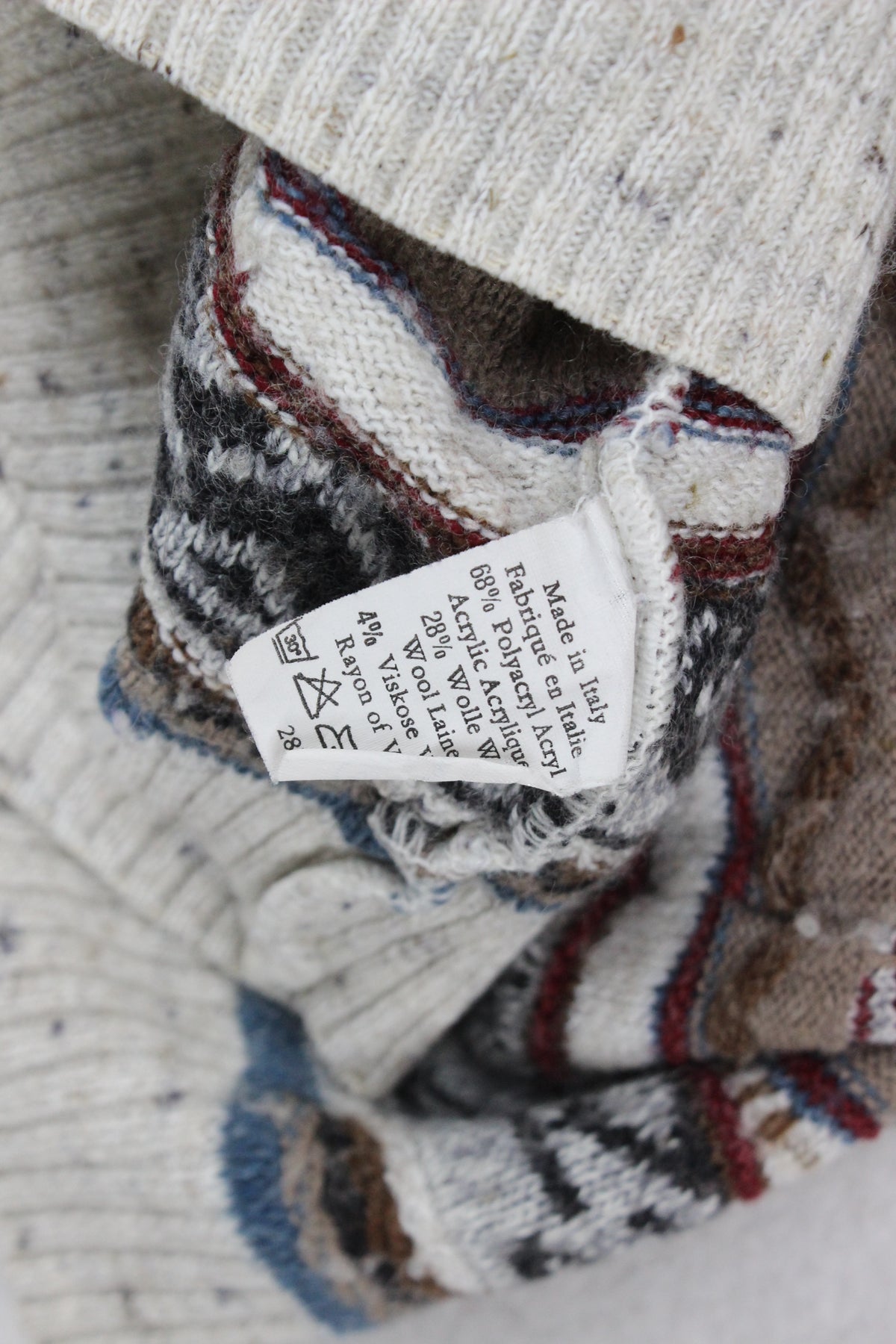 Mens 3D Knit Jumper Made In Italy
