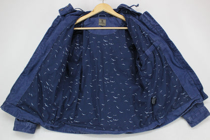 Womens Canvas Jacket Full Zip Hooded Cotton