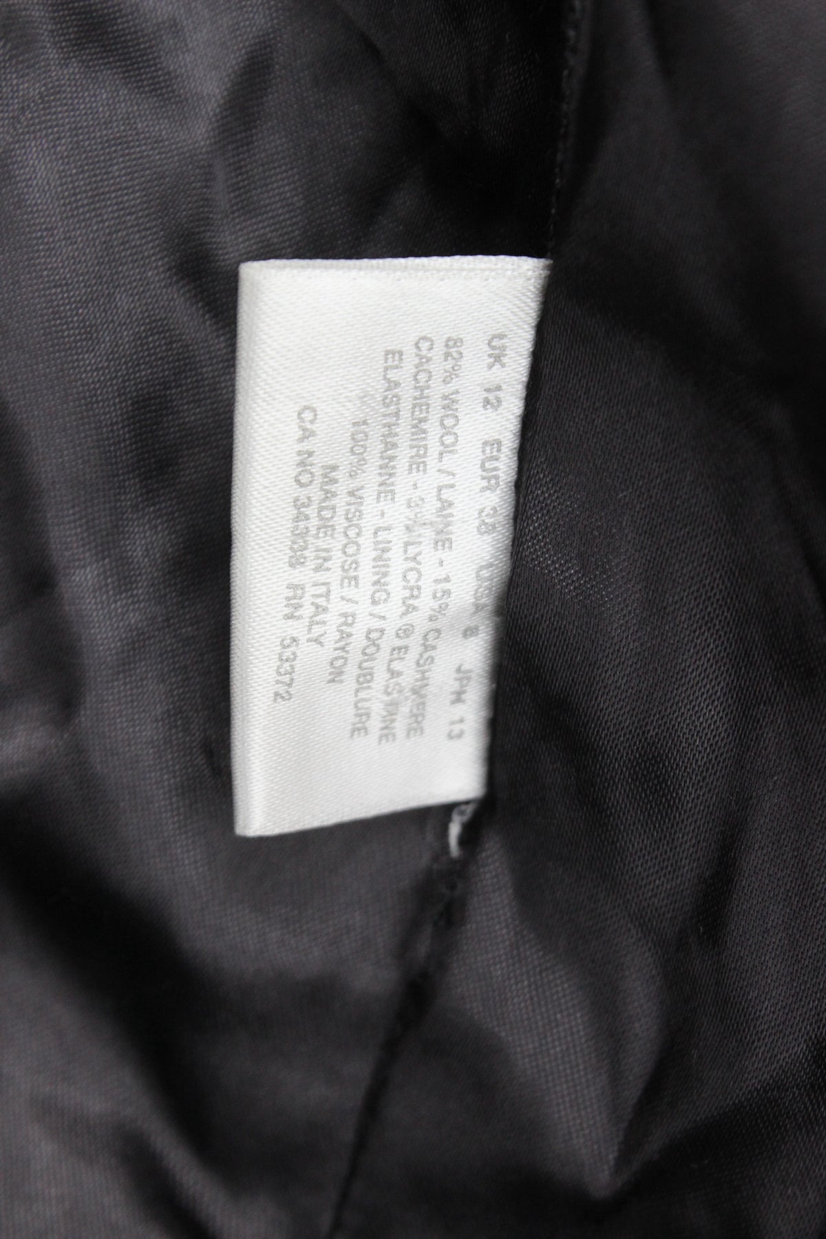 Womens Overcoat Made In Italy Lined Wool Cashmere