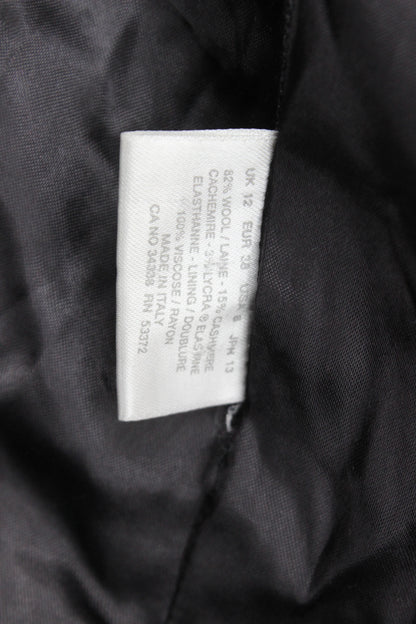 Womens Overcoat Made In Italy Lined Wool Cashmere