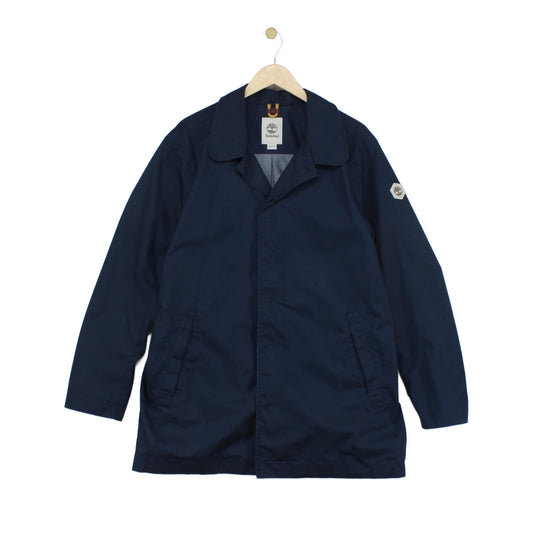 Mens Dryvent Waterproof Overcoat Collared Long Sleeve