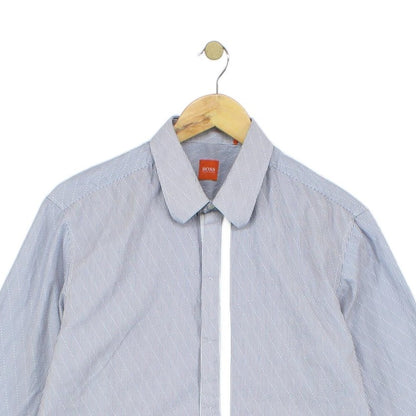 Mens Striped Shirt Button Up