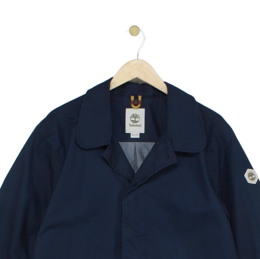 Mens Dryvent Waterproof Overcoat Collared Long Sleeve