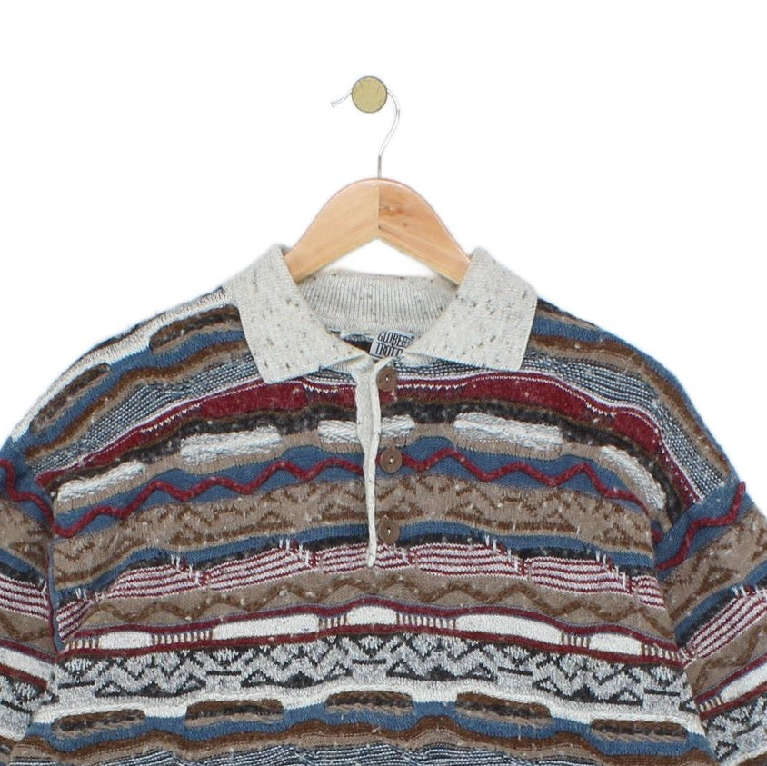 Mens 3D Knit Jumper Made In Italy