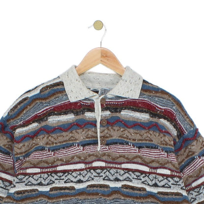 Mens 3D Knit Jumper Made In Italy
