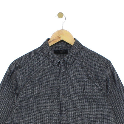 Mens Patterned Shirt Button Up Long Sleeve