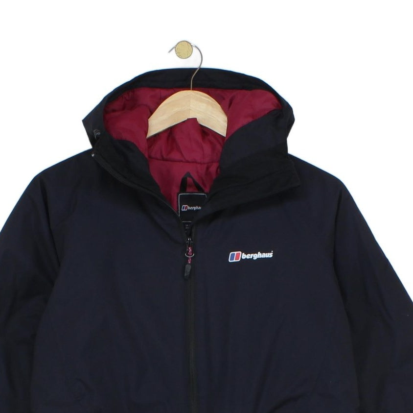 Womens Hydroshell Waterproof Jacket Hooded Insulated