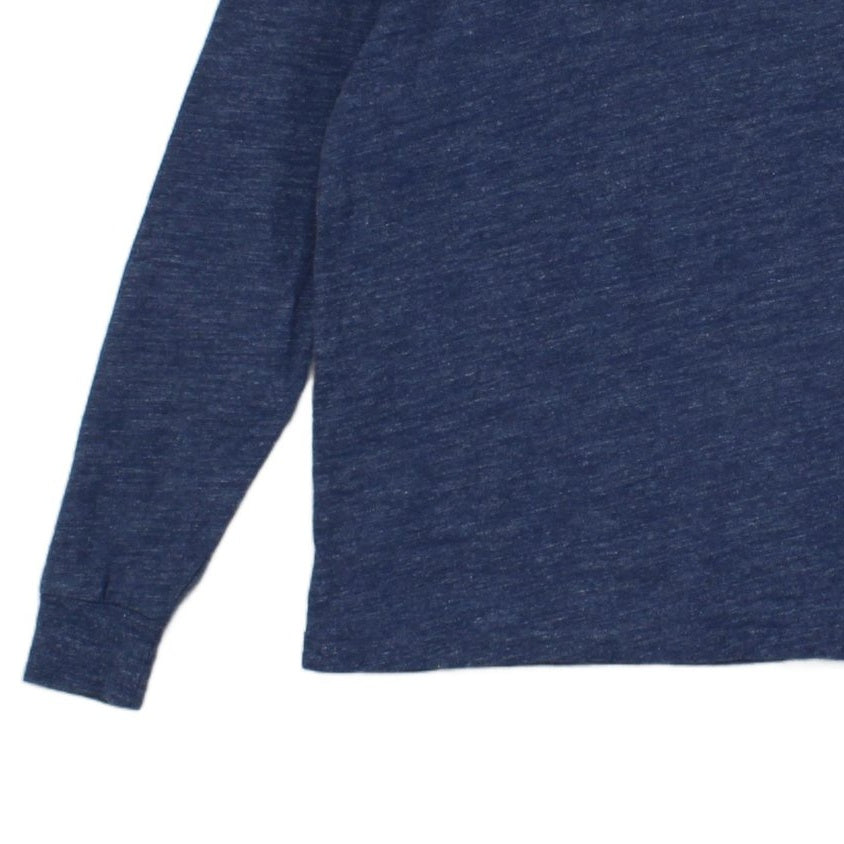 Mens T-Shirt Long Sleeve Crew Neck