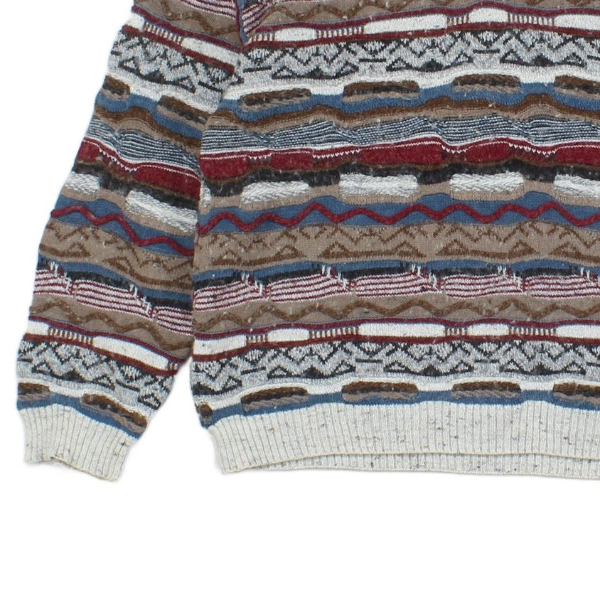 Mens 3D Knit Jumper Made In Italy