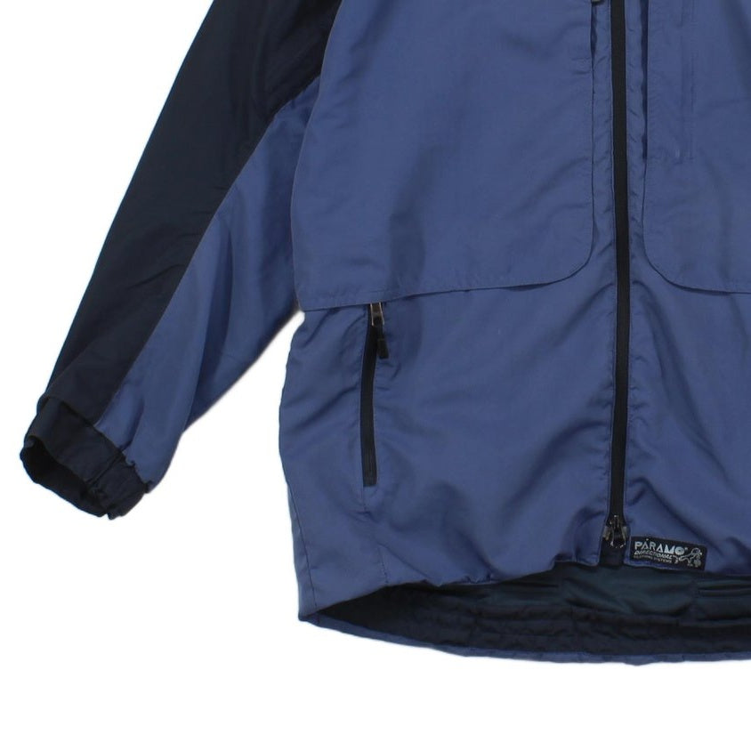 Mens Waterproof Jacket Hooded Full Zip Outdoor Hiking