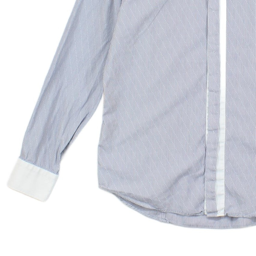 Mens Striped Shirt Button Up