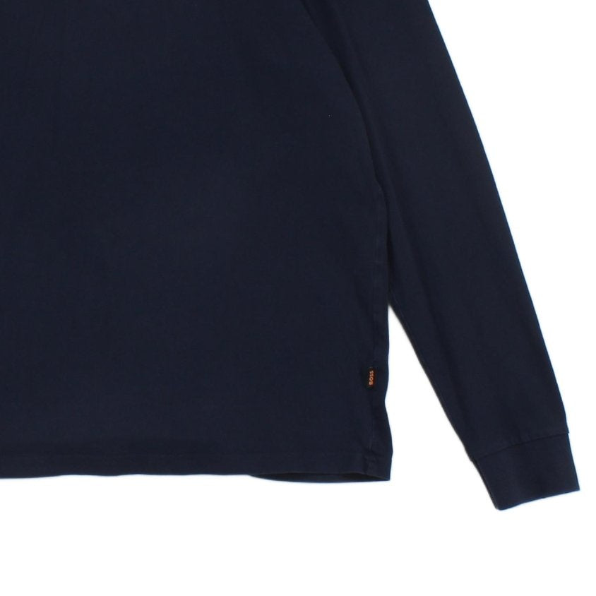 Mens Polo Shirt Slim Fit Long Sleeve Collared